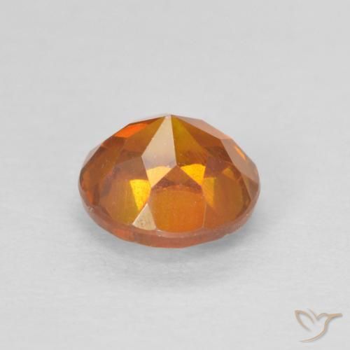 Sphalérite Orange vif naturelle Tour, 0.81 ct, SI-I1