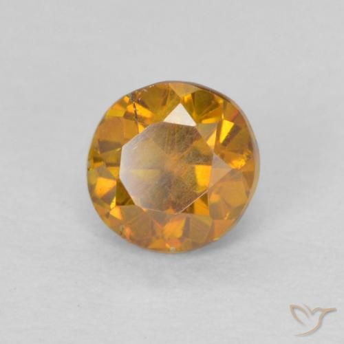 Sphalérite Orange brunâtre naturelle Tour, 0.46 ct, SI-I1