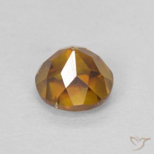 Sphalérite Orange brunâtre naturelle Tour, 0.46 ct, SI-I1