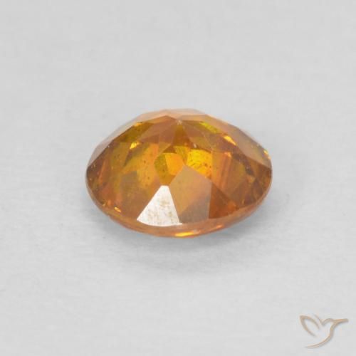 Sphalérite Orange moyen naturelle Tour, 0.38 ct, SI-I1
