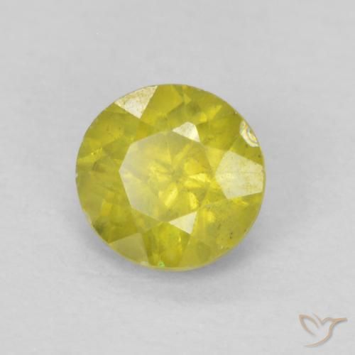Sphalérite Pineapple yellow naturelle Tour, 0.44 ct, SI-I1