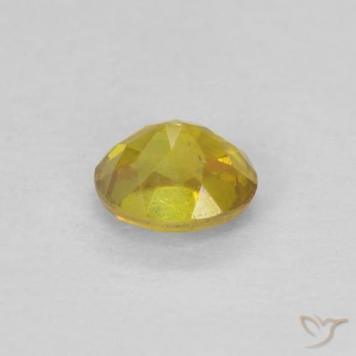 Sphalérite Orange doré naturelle ovale, 0.28 ct, VS-SI