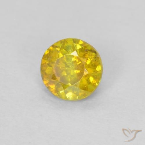 Sphalérite Jaune brunâtre naturelle Tour, 0.33 ct, SI-I1