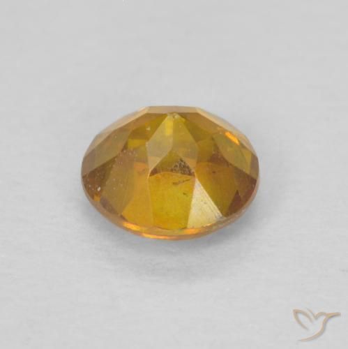 Sphalérite Miel Orange naturelle Tour, 0.51 ct, SI-I1