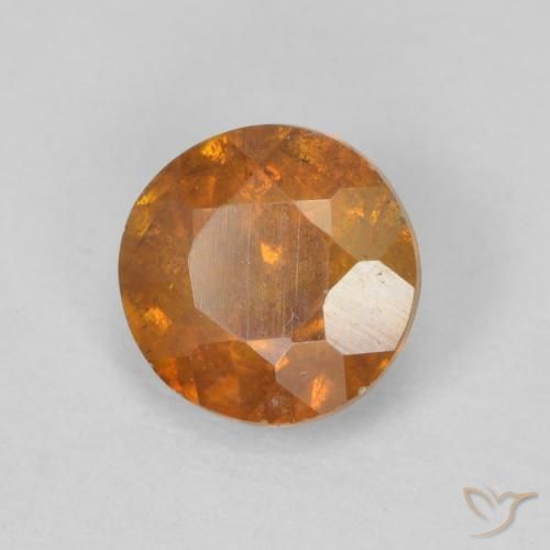 Sphalérite Orange foncé naturelle Tour, 1.12 ct, SI-I1