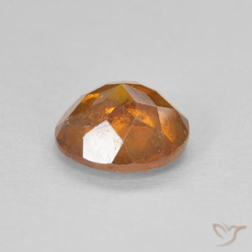 Sphalérite Orange foncé naturelle Tour, 1.12 ct, SI-I1