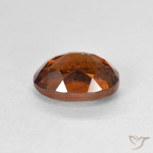 Sphalérite Medium Dark-Orange naturelle ovale, 1.95 ct, VS-SI