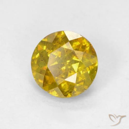 Sphalérite Doré jaunâtre naturelle Tour, 1.31 ct, SI