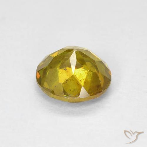 Sphalérite Doré jaunâtre naturelle Tour, 1.31 ct, SI