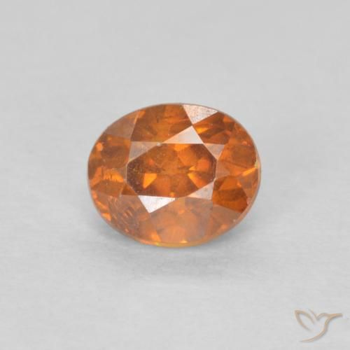0.63ct Naturel Choisissez votre pierre gemme parmi une grande variété de formes. Sphalérite, ovale, SI-I1