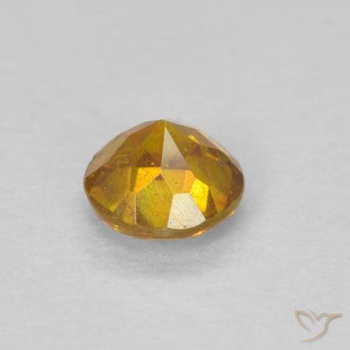 Sphalérite Jaune doré naturelle Tour, 0.34 ct, SI-I1