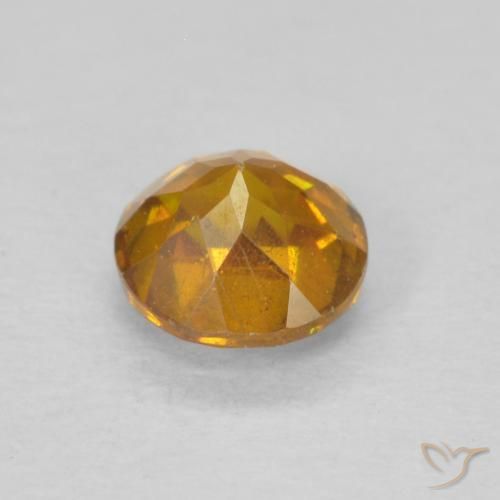 Sphalérite Or orange foncé naturelle Tour, 0.51 ct, SI-I1