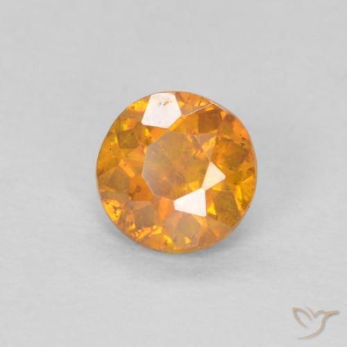 Sphalérite Orange moyen naturelle Tour, 0.32 ct, SI-I1