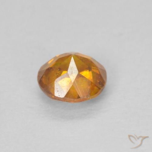 Sphalérite Orange moyen naturelle Tour, 0.32 ct, SI-I1