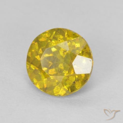 Sphalérite Jaune brunâtre naturelle Tour, 1.22 ct, SI-I1