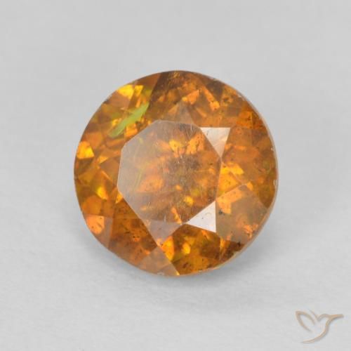 Sphalérite Orange brun naturelle Tour, 1.50 ct, SI-I1