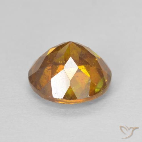 Sphalérite Orange brun naturelle Tour, 1.50 ct, SI-I1