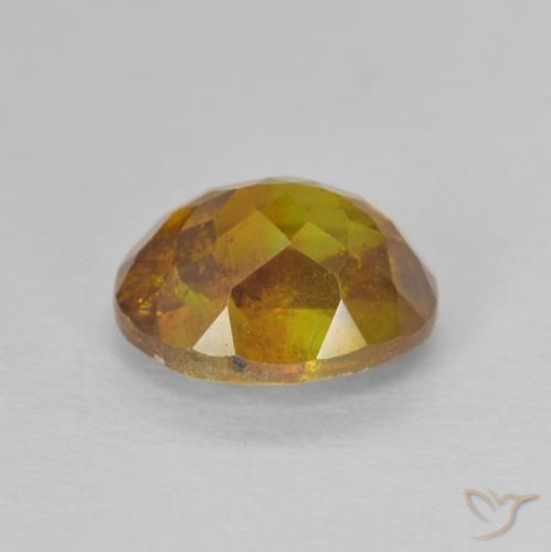 Sphalérite Or naturelle ovale, 2.05 ct, SI-I1