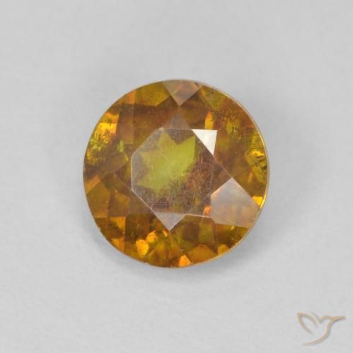 Sphalérite Brun doré naturelle Tour, 0.95 ct, SI-I1