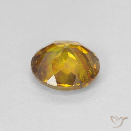 Sphalérite Brun doré naturelle Tour, 0.95 ct, SI-I1