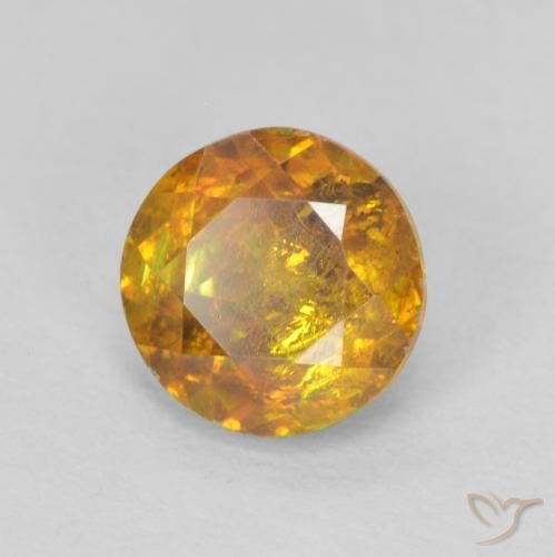 Sphalérite Brun doré naturelle Tour, 1.24 ct, SI-I1