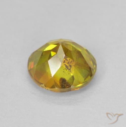 Sphalérite Brun doré naturelle Tour, 1.24 ct, SI-I1