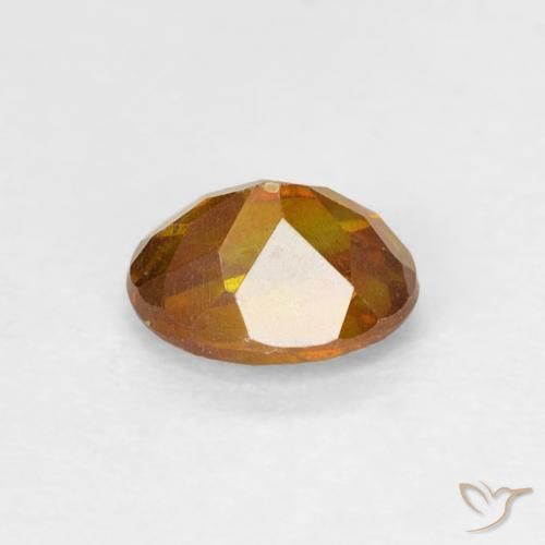 Sphalérite Brun doré naturelle ovale, 0.67 ct, SI-I1