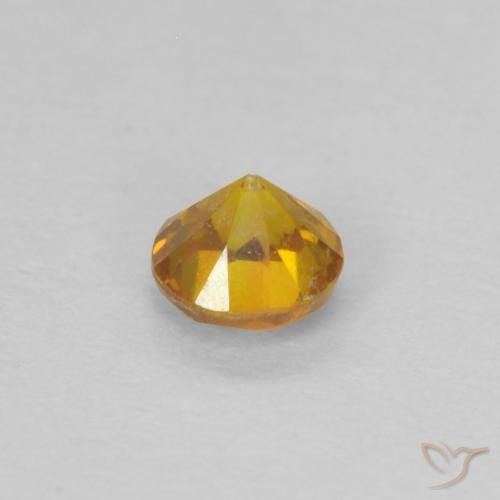 Sphalérite Orange-or naturelle Tour, 0.25 ct, SI-I1
