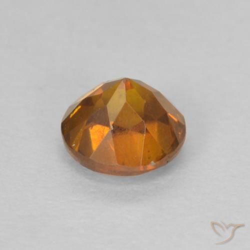 Sphalérite Orange vif naturelle Tour, 0.55 ct, SI-I1