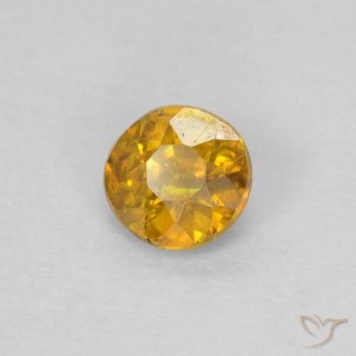 Sphalérite Orange doré naturelle Tour, 0.28 ct, SI-I1