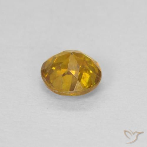 Sphalérite Orange doré naturelle Tour, 0.28 ct, SI-I1