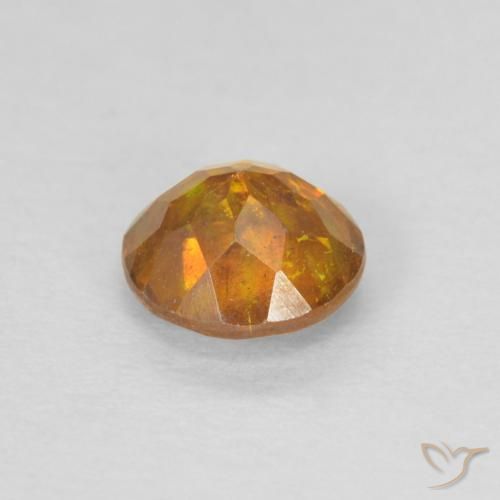 Sphalérite Or orange foncé naturelle Tour, 0.59 ct, SI-I1