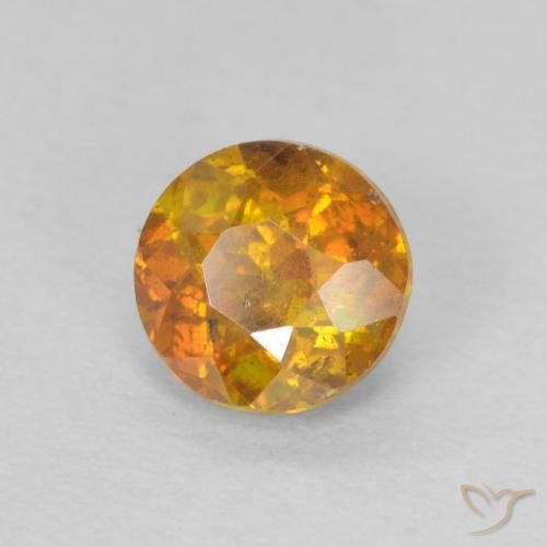 Sphalérite Or orange foncé naturelle Tour, 0.71 ct, SI-I1