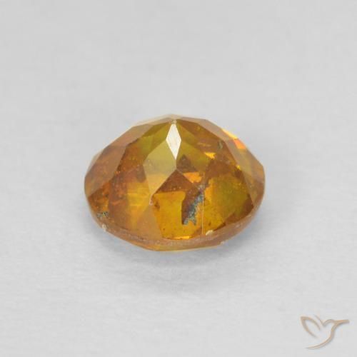 Sphalérite Or orange foncé naturelle Tour, 0.71 ct, SI-I1