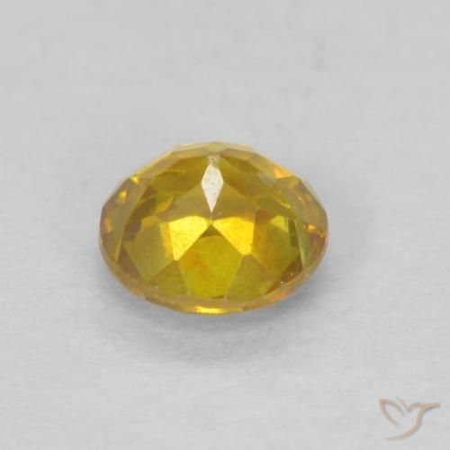 Sphalérite Bourdon jaune naturelle Tour, 0.33 ct, SI-I1