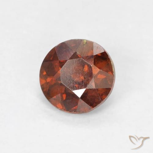Sphalérite Orange foncé naturelle Tour, 0.57 ct, SI-I1
