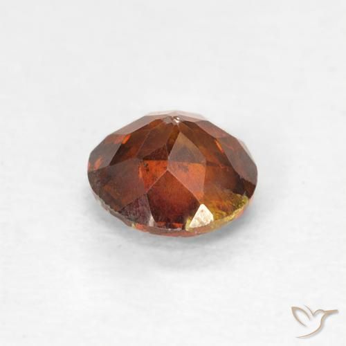 Sphalérite Orange foncé naturelle Tour, 0.57 ct, SI-I1