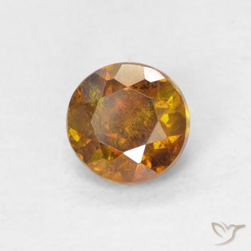 Sphalérite Brun doré naturelle Tour, 0.61 ct, SI-I1