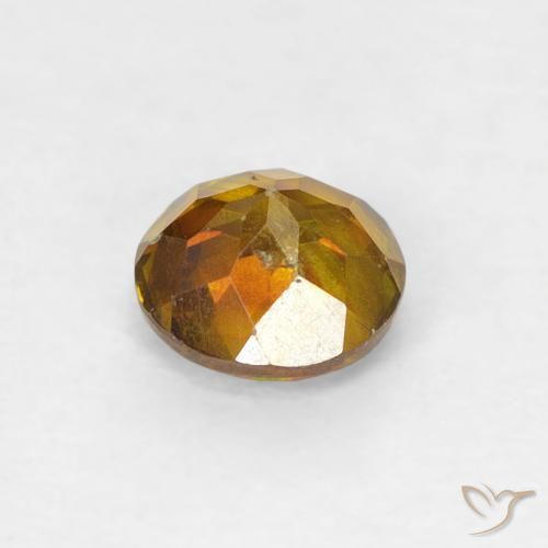 Sphalérite Brun doré naturelle Tour, 0.61 ct, SI-I1