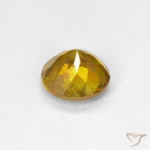 Sphalérite Or moyen naturelle Tour, 0.73 ct, SI-I1