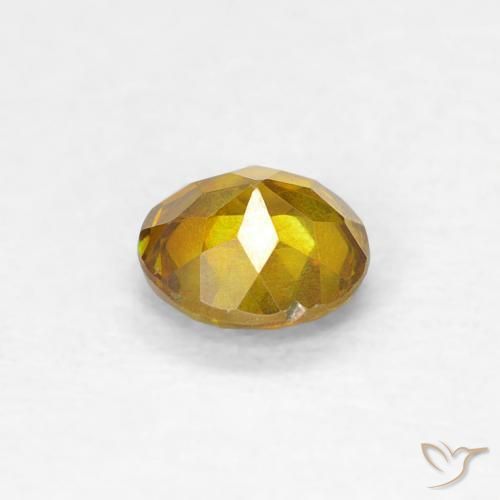 Sphalérite Jaune doré naturelle Tour, 0.48 ct, SI-I1