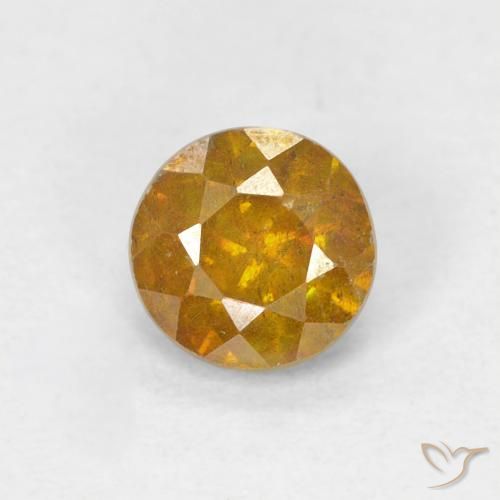 Sphalérite Brun doré naturelle Tour, 0.95 ct, SI-I1