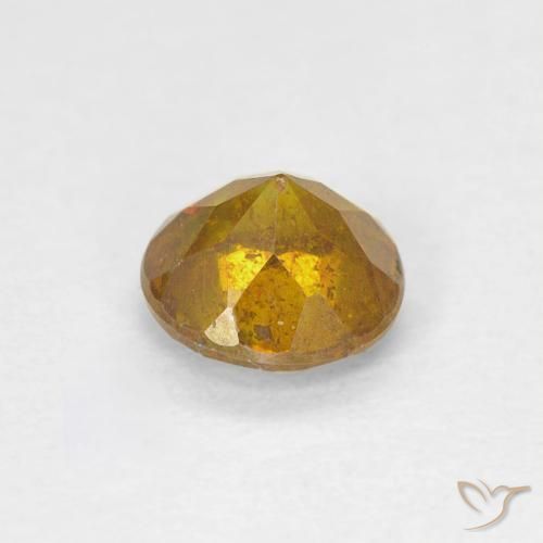 Sphalérite Brun doré naturelle Tour, 0.95 ct, SI-I1