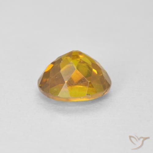 Sphalérite Orange doré naturelle ovale, 1.00 ct, SI-I1