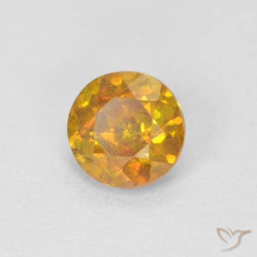 Sphalérite Brun doré naturelle Tour, 0.95 ct, SI-I1