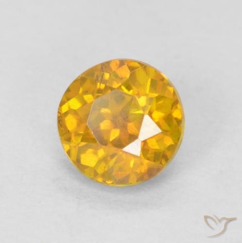 Sphalérite Orange doré naturelle Tour, 0.69 ct, SI-I1