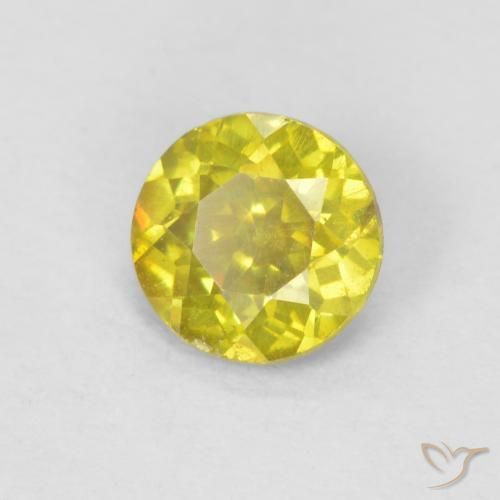 Sphalérite Jaune brunâtre naturelle Tour, 0.47 ct, SI-I1