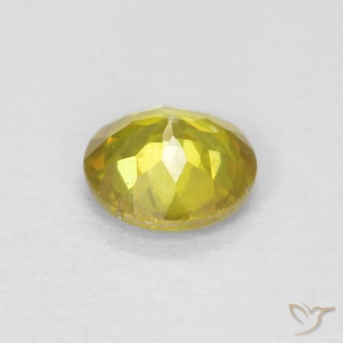 Sphalérite Jaune brunâtre naturelle Tour, 0.47 ct, SI-I1