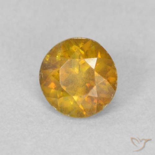 Sphalérite Orange moyen naturelle Tour, 0.29 ct, VS-SI