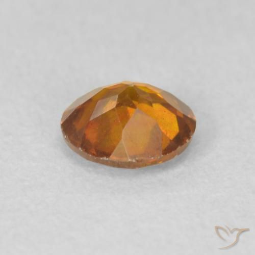Sphalérite Orange brun naturelle Tour, 0.47 ct, VS-SI